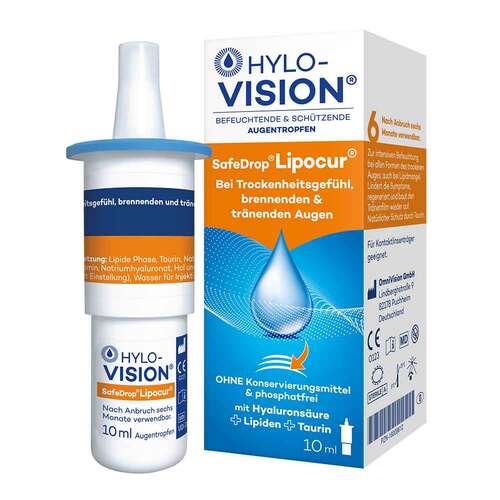 Hylo-Vision Safedrop Lipocur Augentropfen - 1