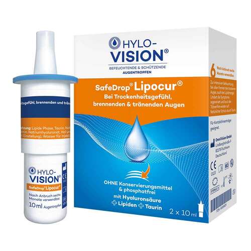 Hylo-Vision Safedrop Lipocur Augentropfen - 1
