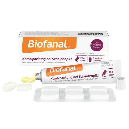 Biofanal Kombipackung b.Scheidenpilz Vagtab. + Salbe - 1