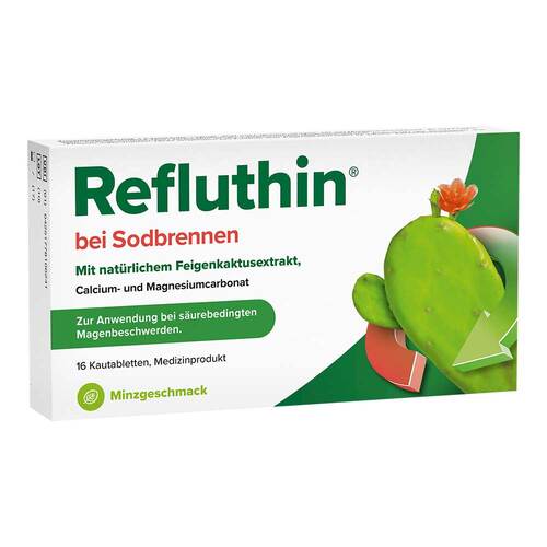 Refluthin bei Sodbrennen Kautabletten Minze - 1