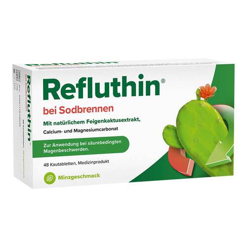 Refluthin bei Sodbrennen Kautabletten Minze - 1