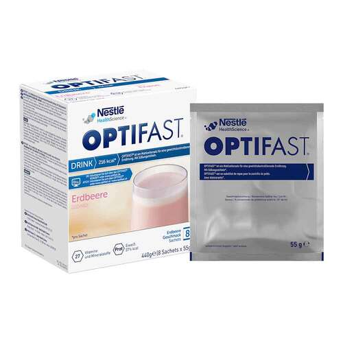 Optifast Drink Erdbeere Pulver - 1