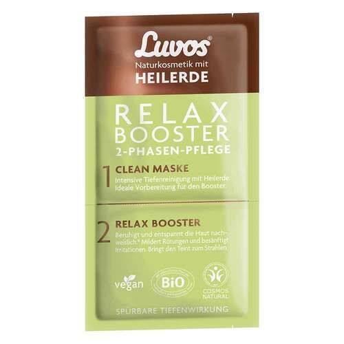 Luvos Heilerde Relax Booster&Clean Maske 2 + 7,5ml - 1