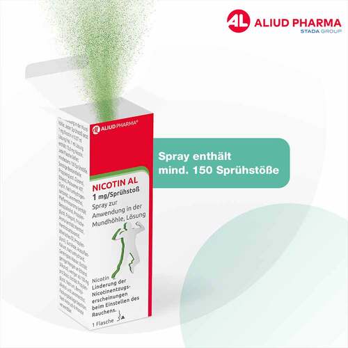 Nicotin AL 1 mg / Spr&uuml;hsto&szlig; Spray z.Anw.i.d.Mundh&ouml;. - 8