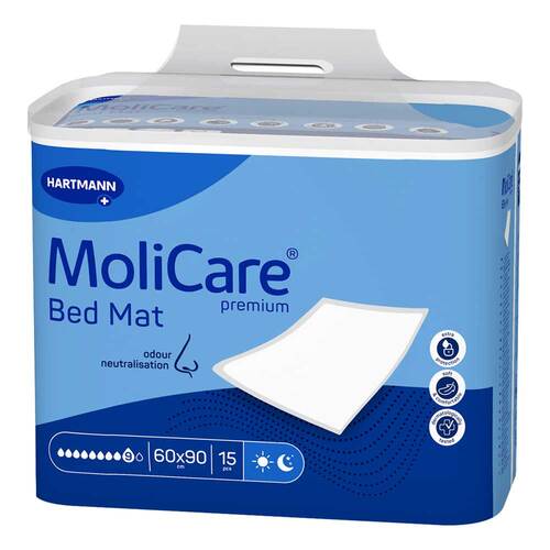 MOLICARE Premium Bed Mat 9 Tropfen 60x90 cm - 1