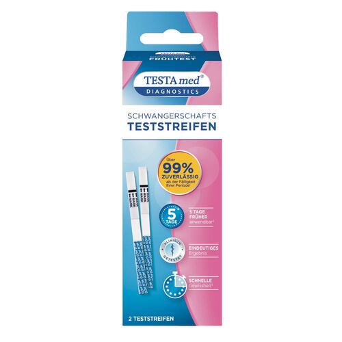 Testamed Schwangerschafts Fr&uuml;htest Teststreifen - 1