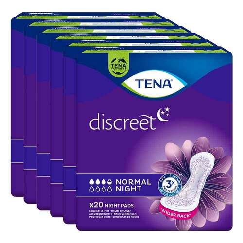 Tena Discreet Inkontinenz Einlagen normal night - 1