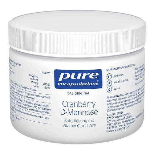 Pure Encapsulations Cranberry D-Mannose Pulver - 1