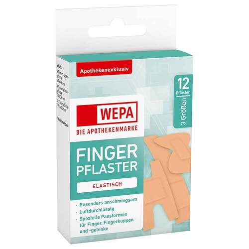 WEPA Fingerpflaster Mix 3 Gr&ouml;&szlig;en - 1