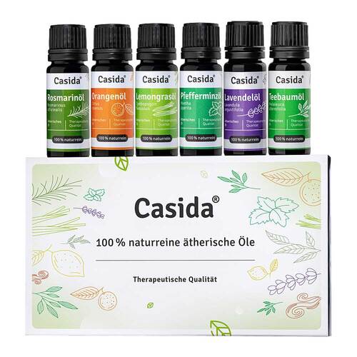 &Auml;THERISCHE &Ouml;le Set naturrein Top 6 Aromatherapie - 1