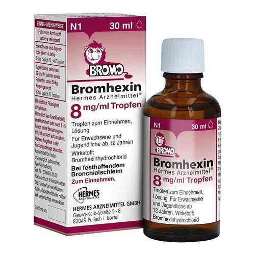 Bromhexin Hermes Arzneimittel 8 mg / ml Tropfen - 1
