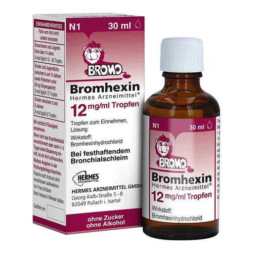 Bromhexin Hermes Arzneimittel 12 mg / ml Tropfen - 1