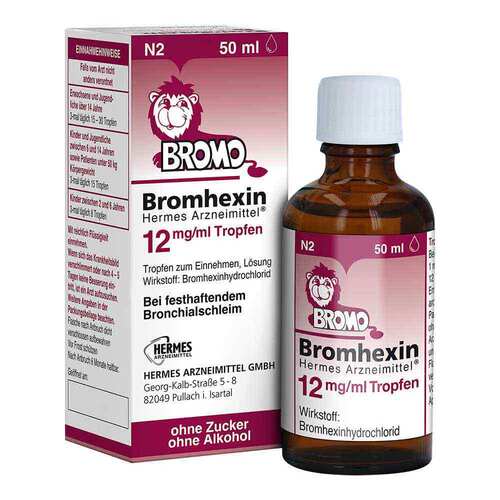 Bromhexin Hermes Arzneimittel 12 mg / ml Tropfen - 1