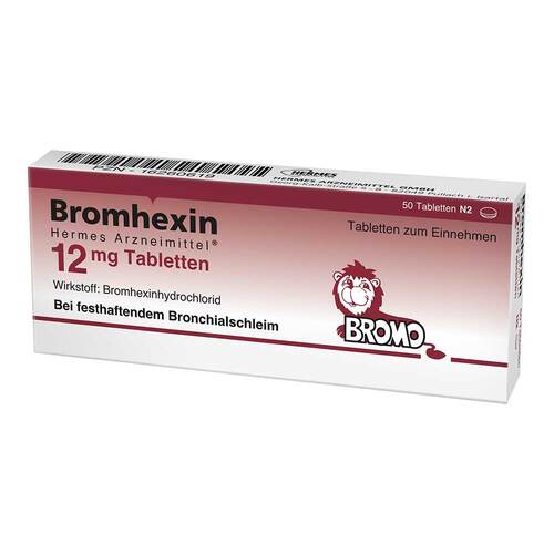 Bromhexin Hermes Arzneimittel 12 mg Tabletten - 1