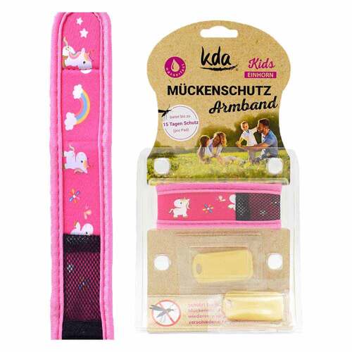M&uuml;ckenschutz Armband Kinder Einhorn - 1