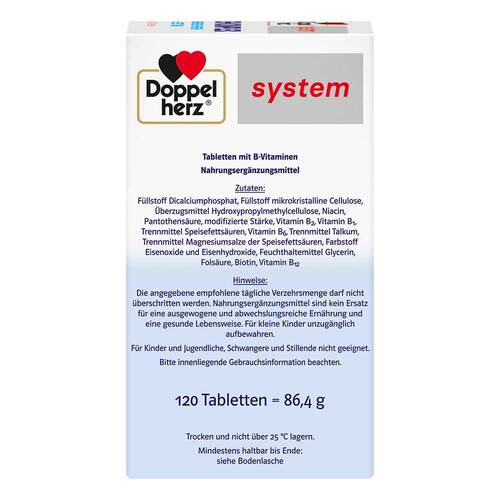 Doppelherz B-Komplex system Tabletten - 4