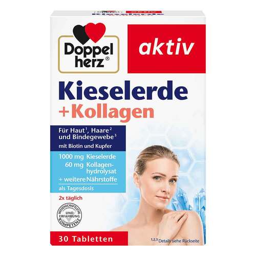 Doppelherz Kieselerde + Kollagen Tabletten - 1