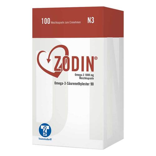Zodin Omega-3 1000 mg Weichkapseln - 1