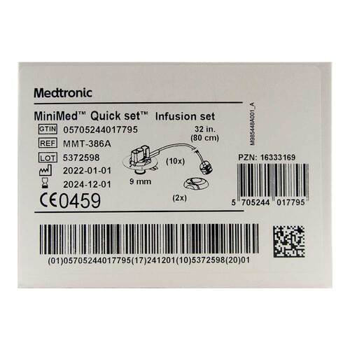 Minimed Quick-Set 9 mm 80 cm Infusionsset - 2