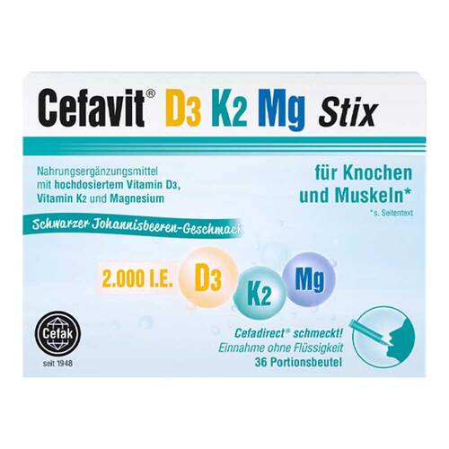 Cefavit D3 K2 Mg 2.000 I.E. Stix Granulat - 1