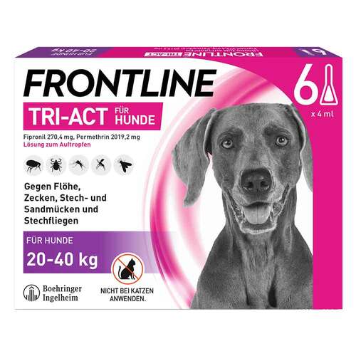 Frontline Tri-Act L&ouml;sung z.Auftropfen f&uuml;r Hunde 20-40kg - 1