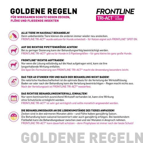 Frontline Tri-Act L&ouml;sung z.Auftropfen f&uuml;r Hunde 40-60kg - 3