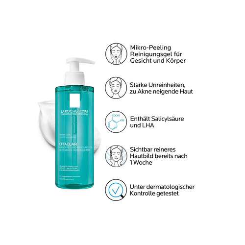 Roche-Posay Effaclar Mikro-Peeling Reinigungsgel - 4