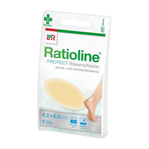 RATIOLINE protect Blasenpflaster 4,2x6,8 cm - 2