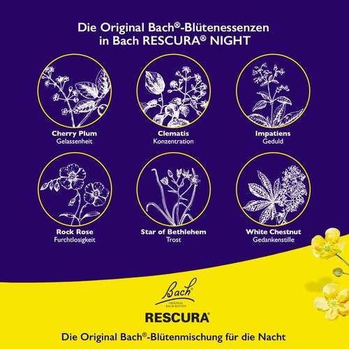 Bachbl&uuml;ten Original Rescura Night Tropfen alk.frei - 5