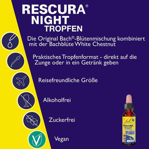 BACHBL&Uuml;TEN Original Rescura Night Tropfen alk.frei - 2