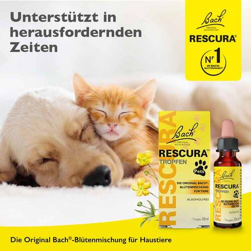Bachbl&uuml;ten Original Rescura Pets Tro.alk.frei vet. (f&uuml;r Tiere) - 4