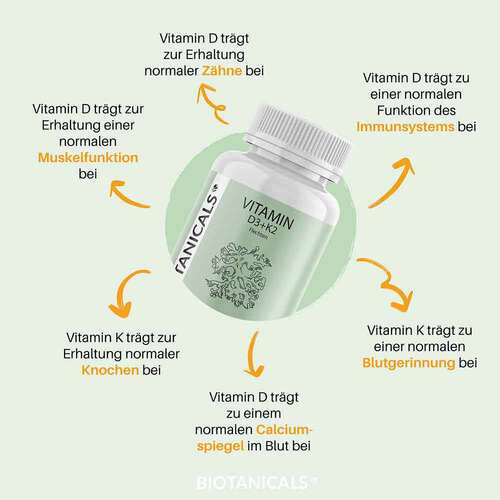 Biotanicals Vitamin D3 + K2 Kapseln - 5