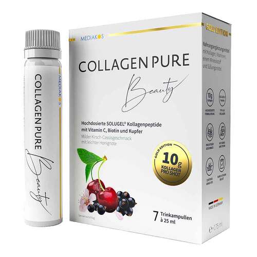 Collagen Pure Beauty 10g Kollagen hochdos.Gold Tra - 1
