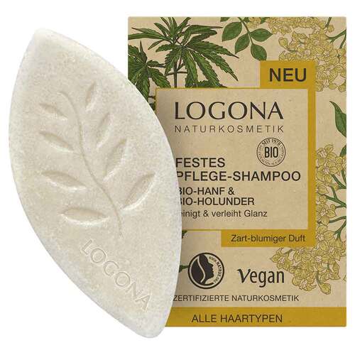 Logona Festes Pflege Shampoo Bio-Hanf&Bio-Holunder - 1