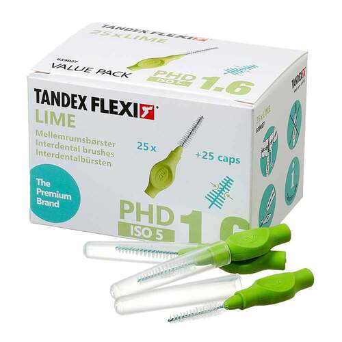 Tandex Flexi Interdentalb&uuml;rste Phd 1.6 / Iso 5 lime - 1
