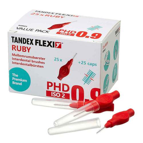 Tandex Flexi Interdentalb&uuml;rste Phd 0.9 / Iso 2 ruby - 1