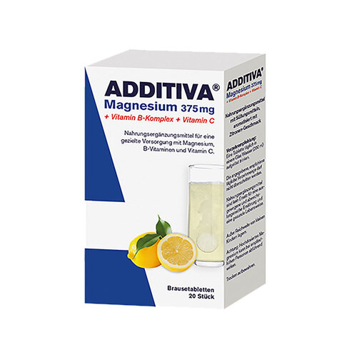 Additiva Magnesium 375 mg + Vitamin B-Komplex+Vitamin C  - 1