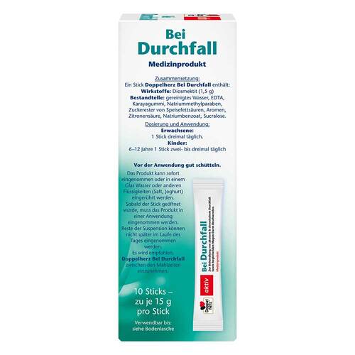 DOPPELHERZ Bei Durchfall fl&uuml;ssig Sticks - 4