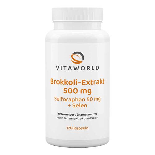 Brokkoli 500 / 50 mg Sulforaphan + Selen Kapseln - 1