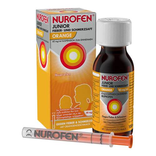 Nurofen Junior Fieber-u.Schmerzsaft Oran.40 mg / ml - 1
