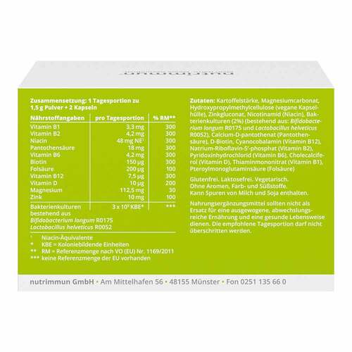 Mybiotik Life + Kombipackung 30x1,5 g Pulver +60 Kapseln  - 2