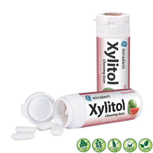 Miradent Xylitol Chewing Gum Wassermelone - 2