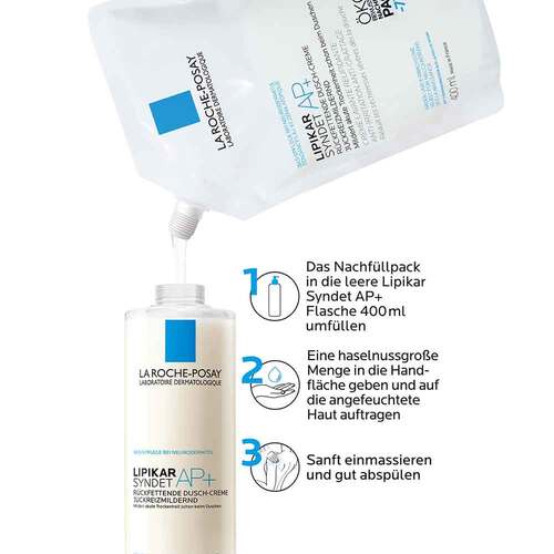 Roche-Posay Lipikar Syndet AP + Nachf&uuml;llpack - 3