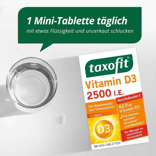 Taxofit Vitamin D3 2500 I.E. Tabletten - 4