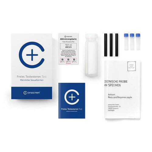 Cerascreen freies Testosteron Test Speichel - 2