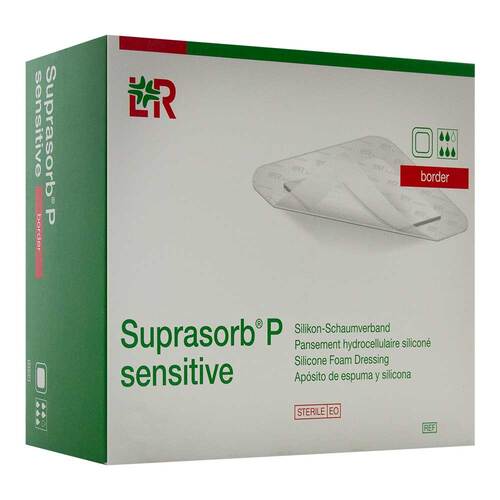 SUPRASORB P sensitive PU-Schaumv.border 5x5cm - 1