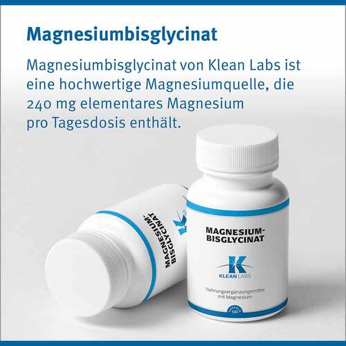 Magnesium Bisglycinat Klean Labs Kapseln - 3