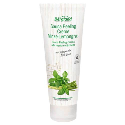 SAUNA PEELING Creme Minze-Lemongras - 1