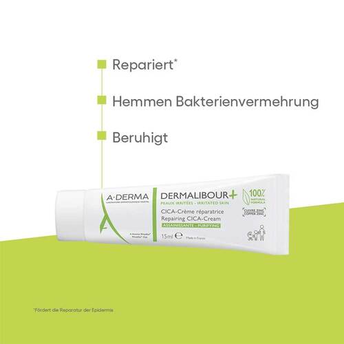 A-Derma Dermalibour + Cica reparierende Creme - 4