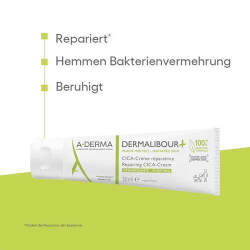 A-Derma Dermalibour + Cica reparierende Creme - 4